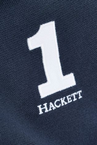 Navy Hackett Number Polo